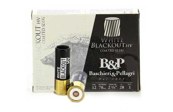 B&P 12 GA Palla White Blackout